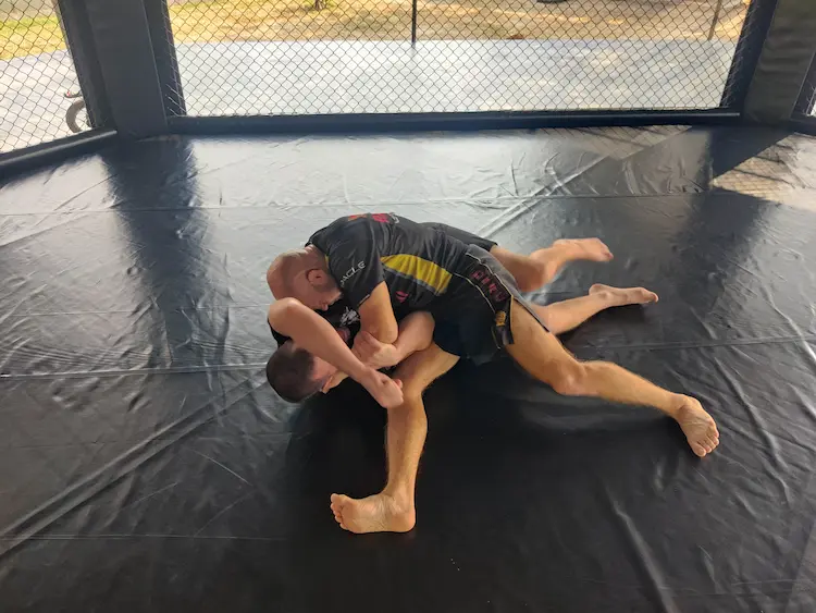 MMA and self-defense sparring class at Draco Fight Camp in Nong Kae, Hua Hin